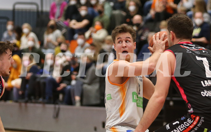 Basketball Superliga 2021/22, Grunddurchgang 17.Runde Klosterneuburg Dukes vs. Flyers Wels