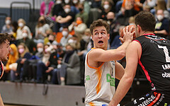 Basketball Superliga 2021/22, Grunddurchgang 17.Runde Klosterneuburg Dukes vs. Flyers Wels