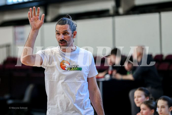 02.03.2025 Österreichischer Basketballverband 2024/25, SLWU16 Basket Flames UNION vs. DBB  Basketgirls Wels