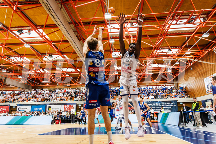 Basketball, win2day Basketball Superliga 2024/25, Playoffs Finale 2. Spiel
, BBC Nord Dragonz, Oberwart Gunners, Florian Köppel (8)