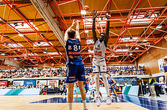 Basketball, win2day Basketball Superliga 2024/25, Playoffs Finale 2. Spiel
, BBC Nord Dragonz, Oberwart Gunners, Florian Köppel (8)