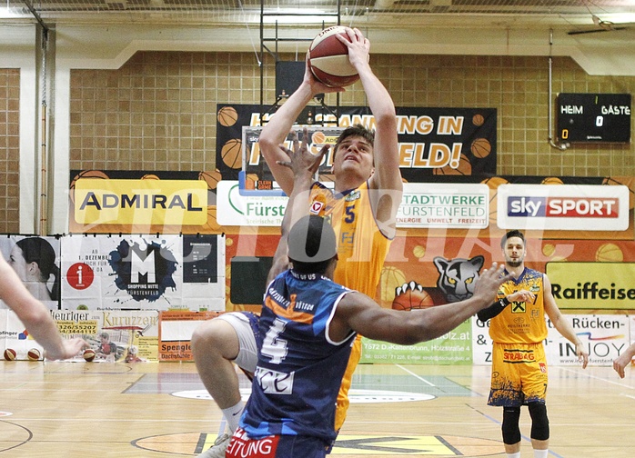 Basketball ABL 2017/18 Grunddurchgang 29.Runde  Fürstenfeld Panthers vs Kapfenberg Bulls