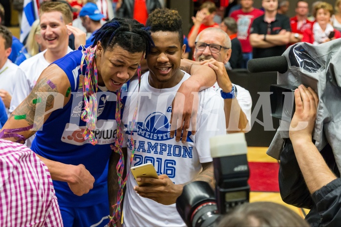 Basketball ABL 2015/16, Playoff Finale Spiel 3 WBC Wels vs. Oberwart GUNNERS