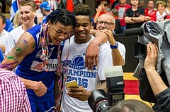 Basketball ABL 2015/16, Playoff Finale Spiel 3 WBC Wels vs. Oberwart GUNNERS