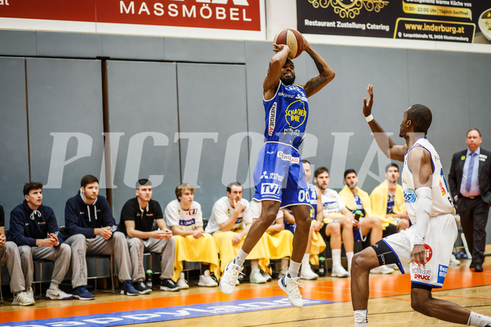 Basketball, Basketball Austria Cup 2020/21, Finale, Oberwart Gunners, Gmunden Swans, Jaylon Tate (5)