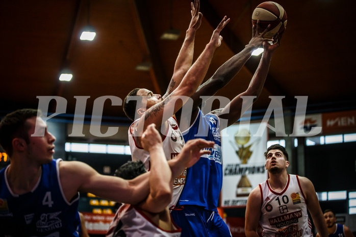 Basketball, ABL 2018/19, Playoff VF Spiel 3, BC Vienna, Oberwart Gunners, Christopher Tawiah (14)