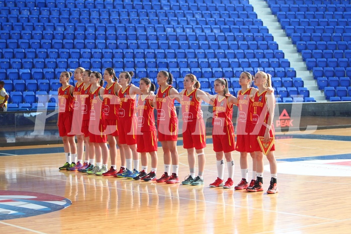 FIBA Europe EC U20 Women Division B Romania vs Montenegro