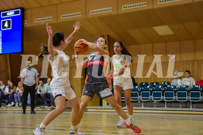 20.10.2024 Österreichischer Basketballverband 2024/25, SLWU16, Basket Flames UNION vs. Basket Duchess

