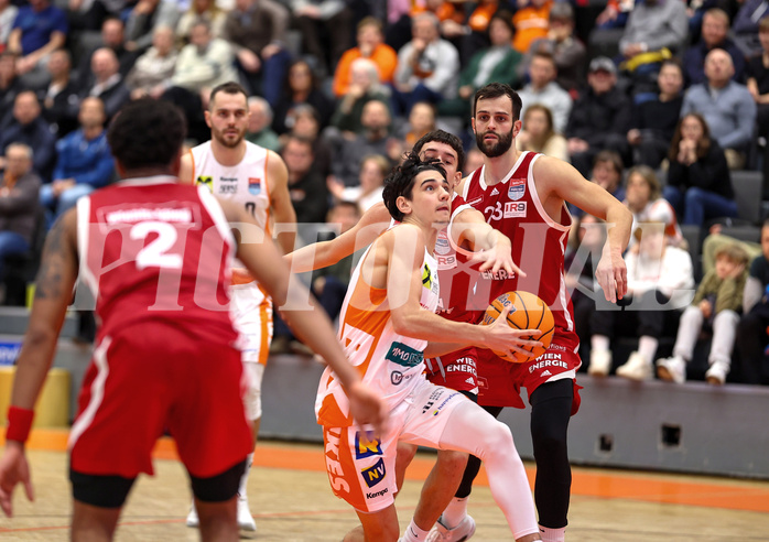 Basketball Superliga 2024/25, Grunddurchgang 15.Runde Klosterneuburg Dukes vs. BC Vienna


