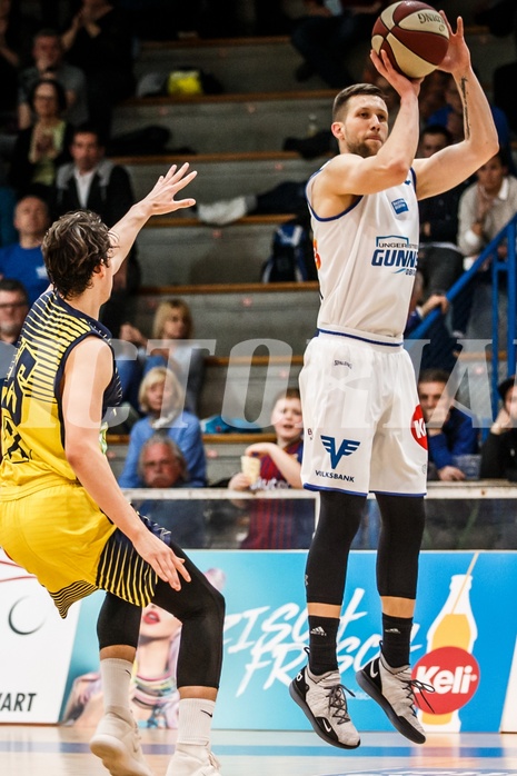 Basketball, ABL 2018/19, Grunddurchgang 27.Runde, Oberwart Gunners, BC Vienna, Andrius Mikutis (5)