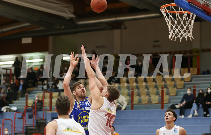 Basketball Superliaga 2021/22, Grunddurchgang 12.Runde Traiskirchen Lions vs. Gmunden Swans