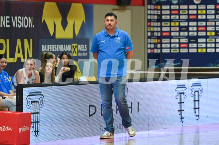 Basketball Superliga 2024/25, Grunddurchgang 8.Runde, DBB Wels vs Vienna Timberwolves,

