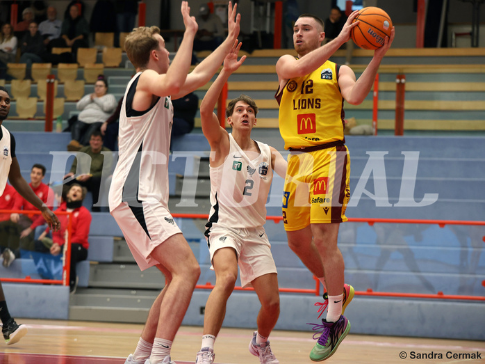 Basketball Zweite Liga 2024/25, Grunddurchgang 17.Runde Traiskirchen Lions NextGen vs. Raiders Tirol



