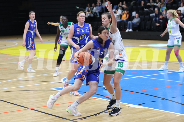 08.10.2022, Graz, Raiffeisen Sportpark, Basketball Damen Superliga 2022/23, Grunddurchgang 2.Runde, UBI Graz vs. DBB LZ OÖ ,  