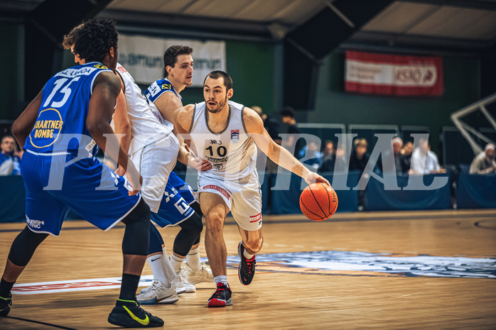 Basketball Basketball Superliga 2021/22, Grunddurchgang 2.Runde D.C. Timberwolves vs. Gmunden Swans