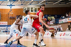 Basketball, ABL 2016/17, Playoff HF Spiel 5, Oberwart Gunners, WBC Wels, Ales Chan (15)