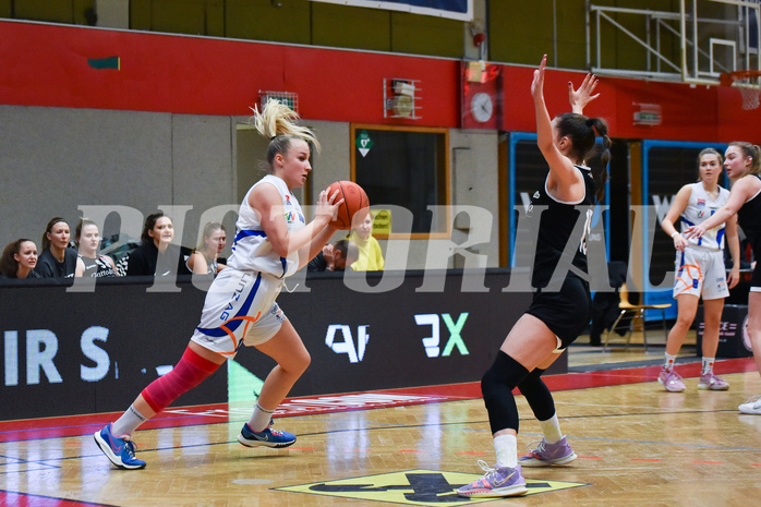 Win2Day Basketball, Damen Superliga 2022/23, Grunddurchgang 12. Runde, DBB LZ OÖ vs Basket Flames,