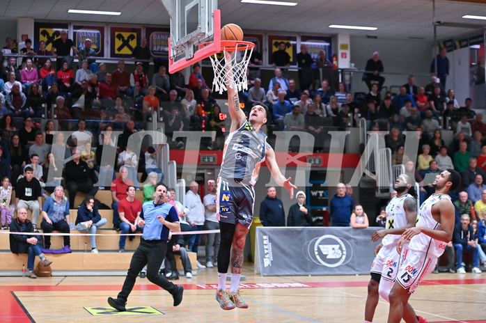 Basketball, Superliga 2024/25, Plazierungsrunde 7.Runde, Flyers Wels vs. Klosterneuburg Dukes,