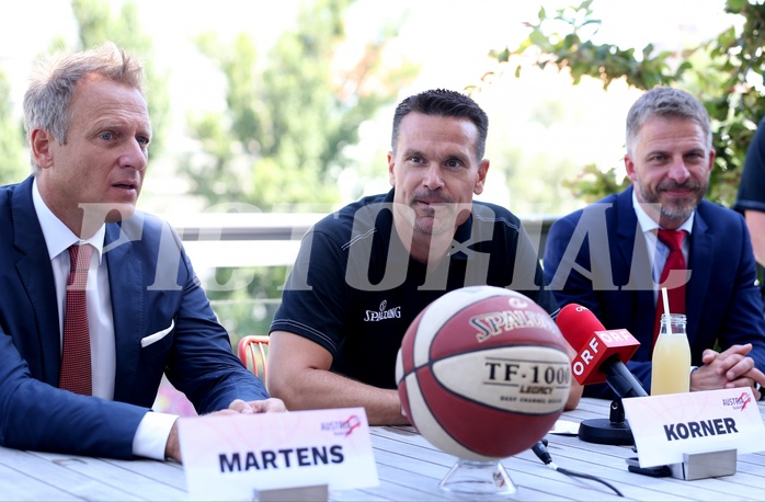 Basketball ÖBV 2019, Pressekonferenz  vs. 


