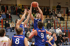 Basketball Superliaga 2021/22, Grunddurchgang 16.Runde Traiskirchen Lions vs. D.C. Timberwolves