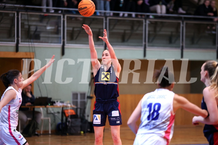20.03.2024, Graz, Unionhalle A, Basketball Damen Superliga 2023/24, Semifinale, UBSC-DBBC Graz - SKN St. Pölten Frauen,  