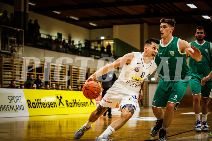Basketball, Basketball Zweite Liga 2022/23, Grunddurchgang 12.Runde, Mattersburg Rocks, KOS Celovec, Petar Zivkovic (8)