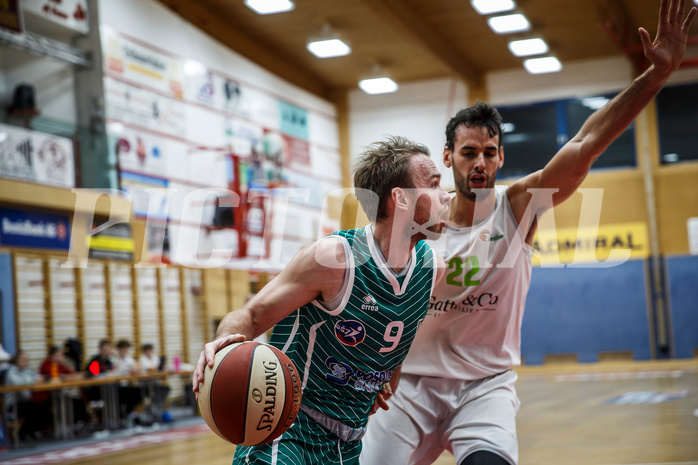 Basketball, Basketball Zweite Liga, Grunddurchgang 22.Runde, Basket Flames, KOS Celovec, Timon Ogris (9)