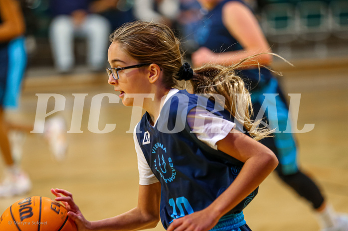23.11.2024 Österreichischer Basketballverband 2024/25, SLWU14, Basket Flames UNION vs. Vienna Timberwolves

