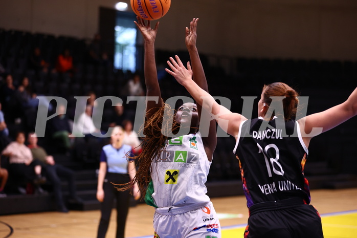 06.10.2024, Graz, Raiffeisen Sportpark, Basketball Damen Superliga 2024/25, Grunddurchgang, 2.Runde, UBI Holding Graz vs. Vienna United Basketball,  
