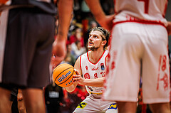 Basketball, win2day Basketball Superliga 2024/25, Grunddurchgang 12.Runde, Traiskirchen Lions, Klosterneuburg Dukes, Moritz Lanegger-Rest (8)