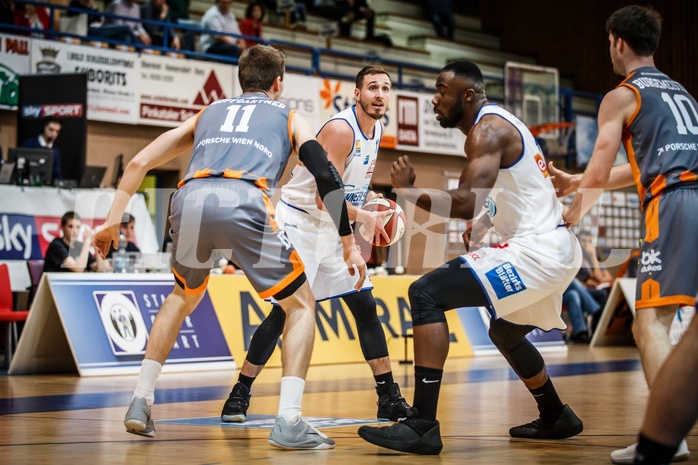 Basketball, ABL 2018/19, Grunddurchgang 31.Runde, Oberwart Gunners, Klosterneuburg Dukes, Hayden Thomas Lescault (11)