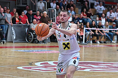 Basketball Superliga 2024/25, Playoff, Viertelfinale Spiel 3, Flyers Wels vs BBC Nord Dragonz,
