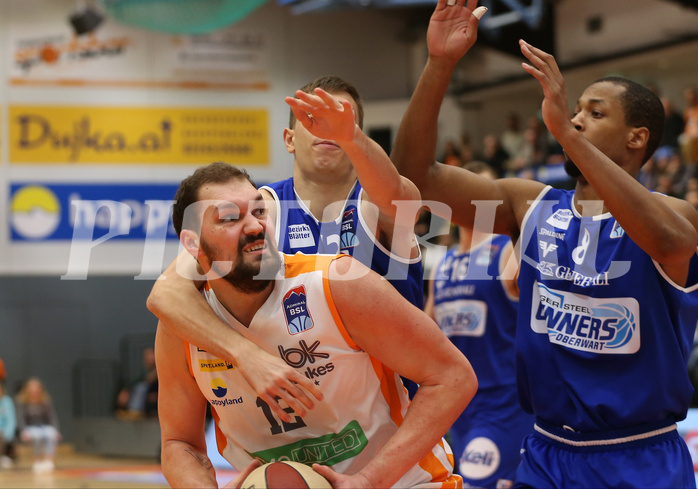 Basketball Superliga 2019/20, 2.Plazierungsrunde Klosterneuburg Dukes vs. Oberwart Gunners


