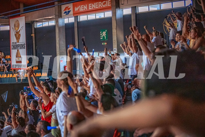 Basketball, Win2Day Superliga 2022/23, Playoff, Finale Spiel 4, BC Vienna, Gmunden Swans, 