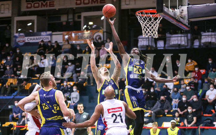Basketball Superliga 2021/22, Grunddurchgang 17.Runde BC Vienna vs. UBSC Graz