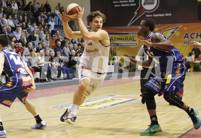 Basketball ABL 2015/16 Grunddurchgang 26.Runde  Güssing Knights vs Kapfenberg Bulls