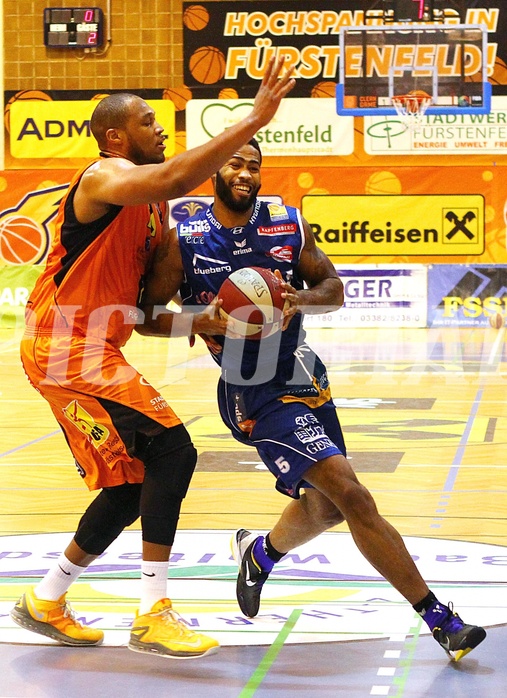 Basketball ABL 2015/16 Grunddurchgang 6.Runde  Fürstenfeld Panthers vs Kapfenberg Bulls
