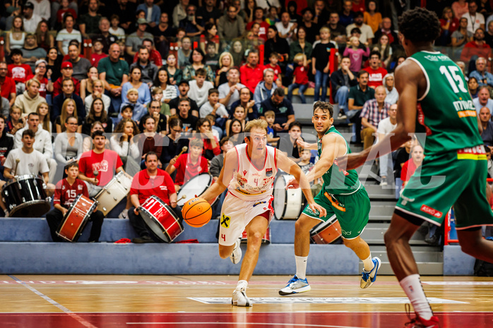 Basketball, win2day Basketball Superliga 2024/25, Grunddurchgang 1.Runde, Traiskirchen Lions, Kapfenberg Bulls, 