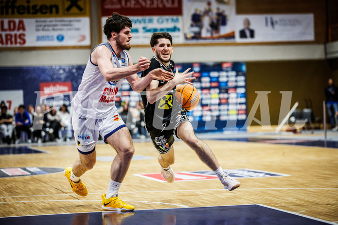 Basketball, Win2Day Superliga 2024/25, Playoffs Viertelfinale Spiel 4, BBC Nord Dragonz, Flyers Wels, Elvir Jakupovic (21)