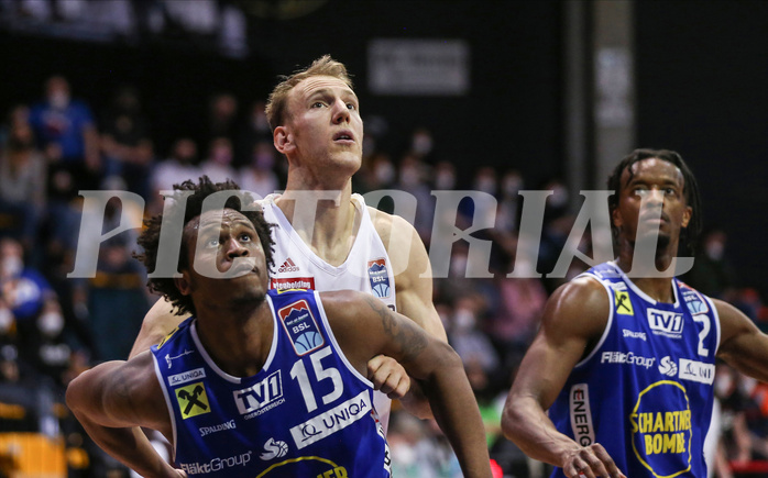 Basketball Superliga 2021/22, Grunddurchgang 18.Runde BC Vienna vs. Gmunden Swans


