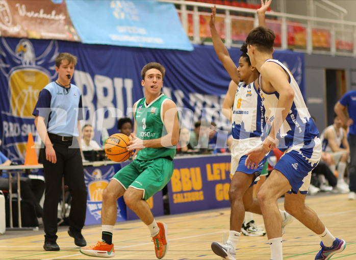 Basketball Zweite Liga 2024/25, Grunddurchgang 6.Runde BBU Salzburg vs. KOS Celovec



