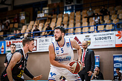 Basketball, bet-at-home Basketball Superliga 2020/21, Grunddurchgang, 4. Runde, Oberwart Gunners, Raiffeisen Flyers Wels, Ignas Fiodorovas (5)