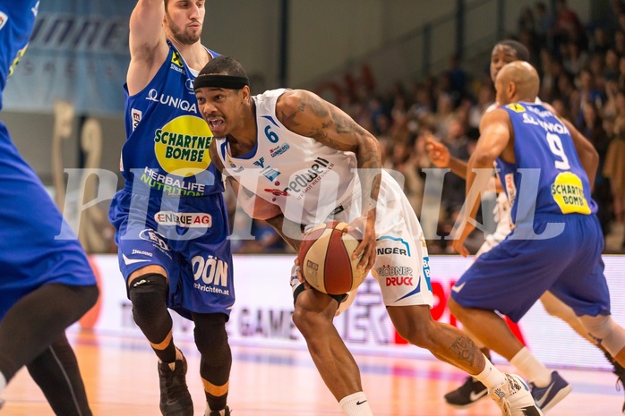 Basketball, CUP 2017 , 1/2 Finale, Oberwart Gunners, Gmunden Swans, Derek Jackson Jr. (6)