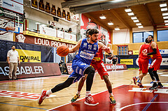 Basketball, bet-at-home Basketball Superliga 2021/22, Grunddurchgang 1.Runde, Traiskirchen Lions, Oberwart Gunners, Ioannis Chatzinikolas (11)