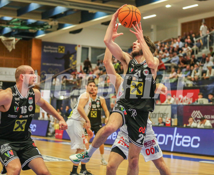 Basketball Superliga 2023/24, 3.Plazierungsrunde Gmunden Swans vs. Flyers Wels


