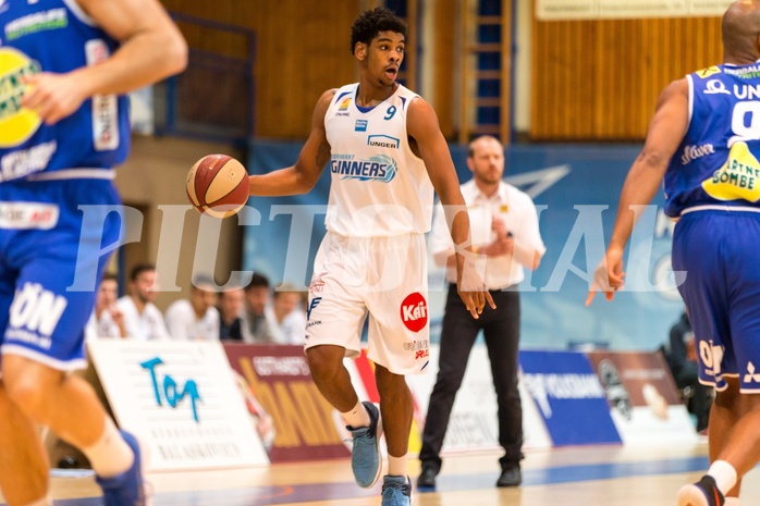 Basketball, ABL 2017/18, Grunddurchgang 13.Runde, Oberwart Gunners, Gmunden Swans, Gregg Denzel (9)