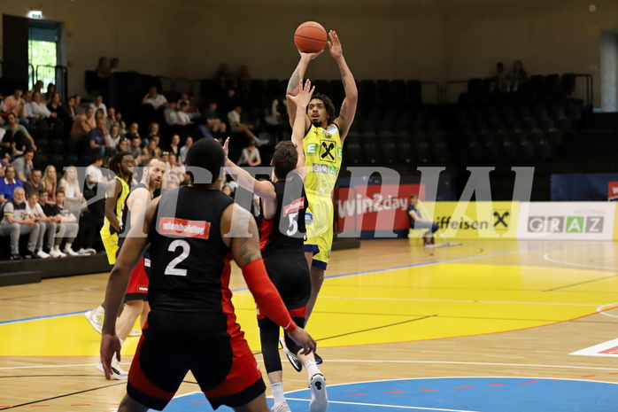 Basketball Superliga 2021/22, Playoffs, Halbfinale Spiel 2, UBSC Raiffeisen Graz vs BC GGMT Vienna