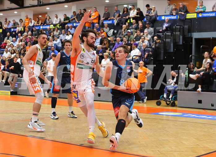 Basketball Superliga 2023/24, Grunddurchgang 4.Runde Klosterneuburg Dukes vs. Vienna Timberwolves