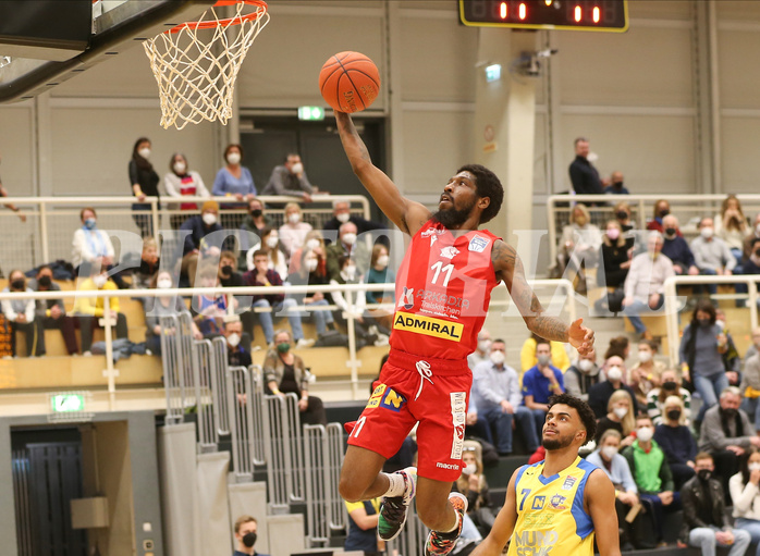 Basketball Superliga 2021/22, Grunddurchgang 17.Runde SKN St.Pölten vs. Traiskirchen Lions
