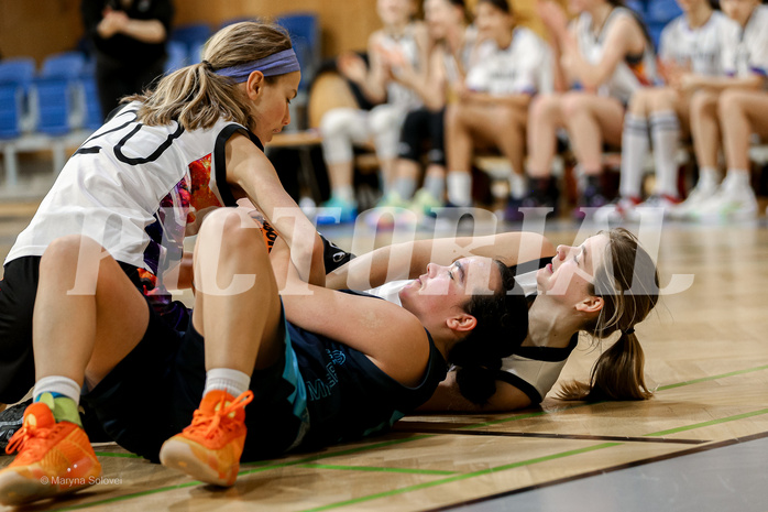 23.02.2025 Österreichischer Basketballverband 2024/25, SLWU14 Vienna United vs. Vienna Timberwolves